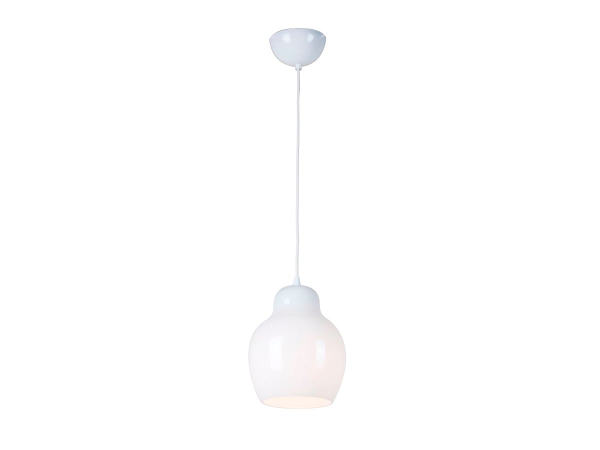 Innermost Pomelo opal glass pendant by Stone Designs – White finish