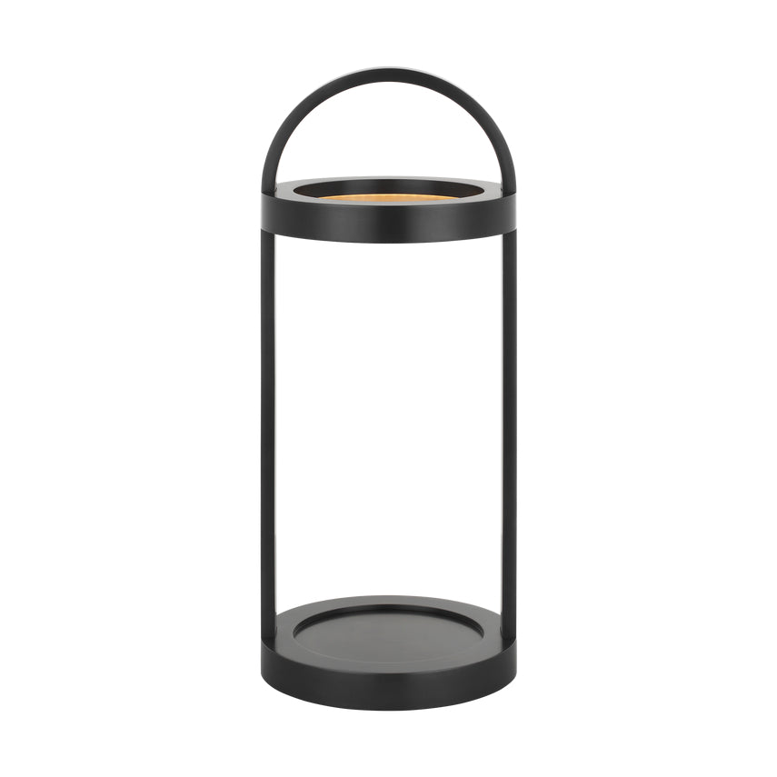 Cerne 17-inch Bronze Brass Portable Table by Visual & Comfort & Co