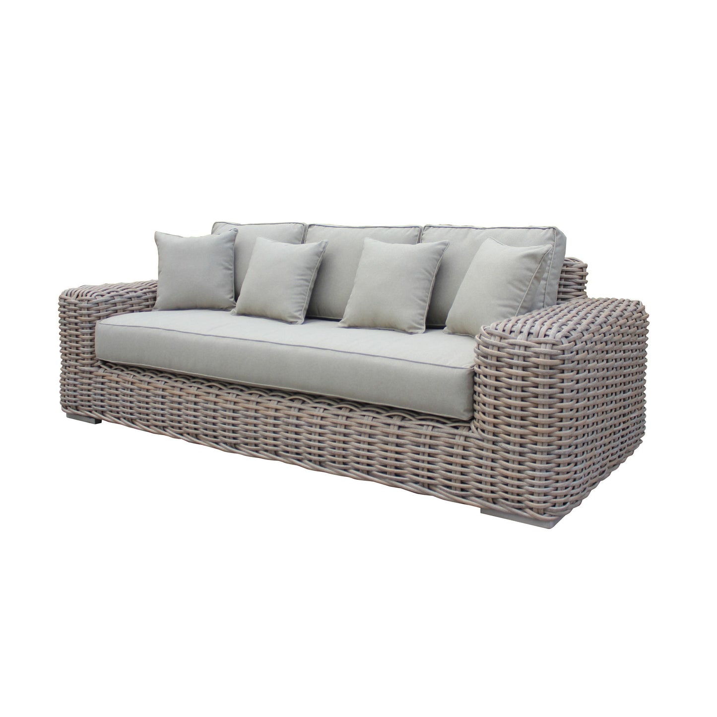 Renava Portugal Outdoor Beige Wicker Sofa Set