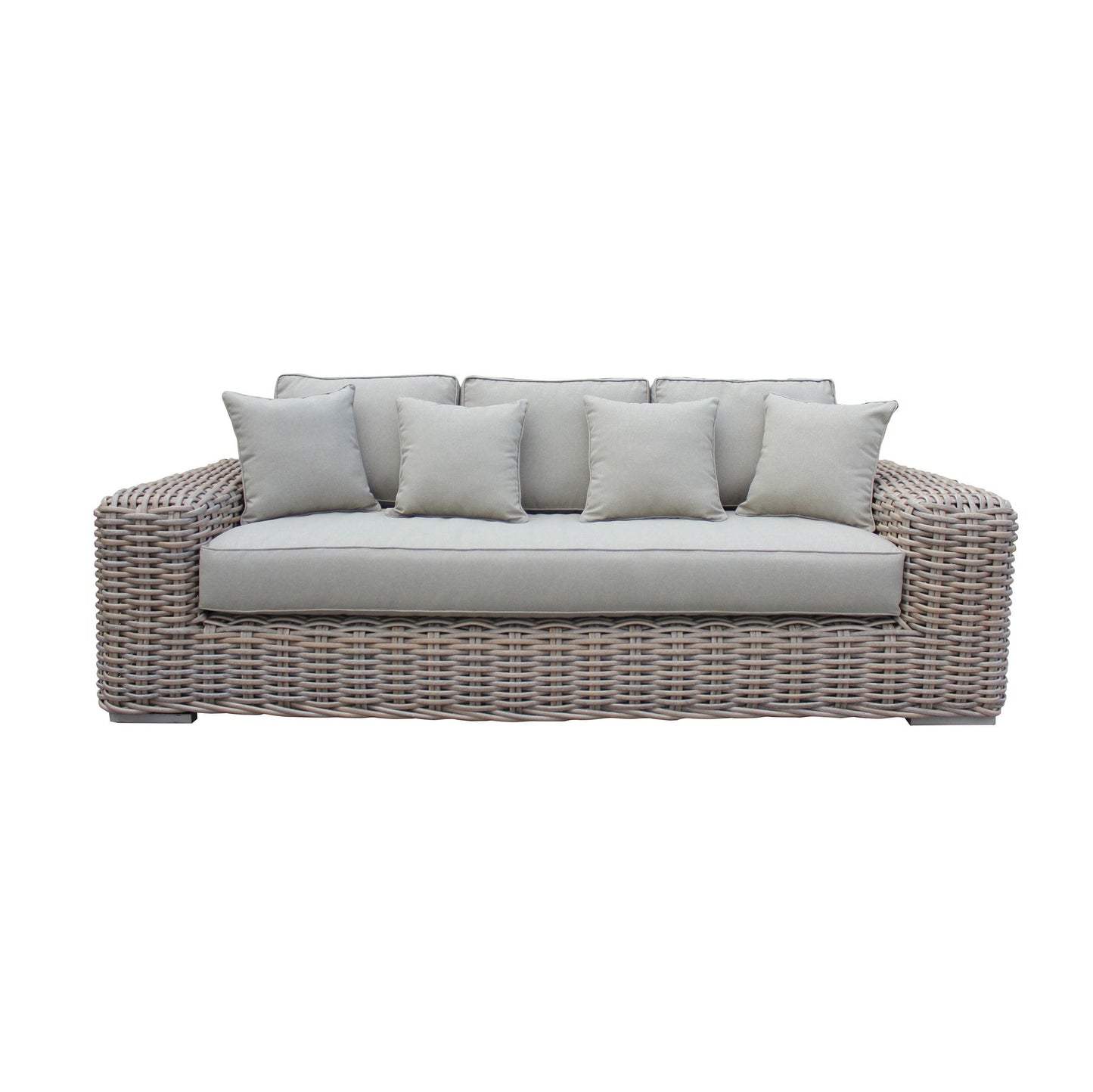 Renava Portugal Outdoor Beige Wicker Sofa Set