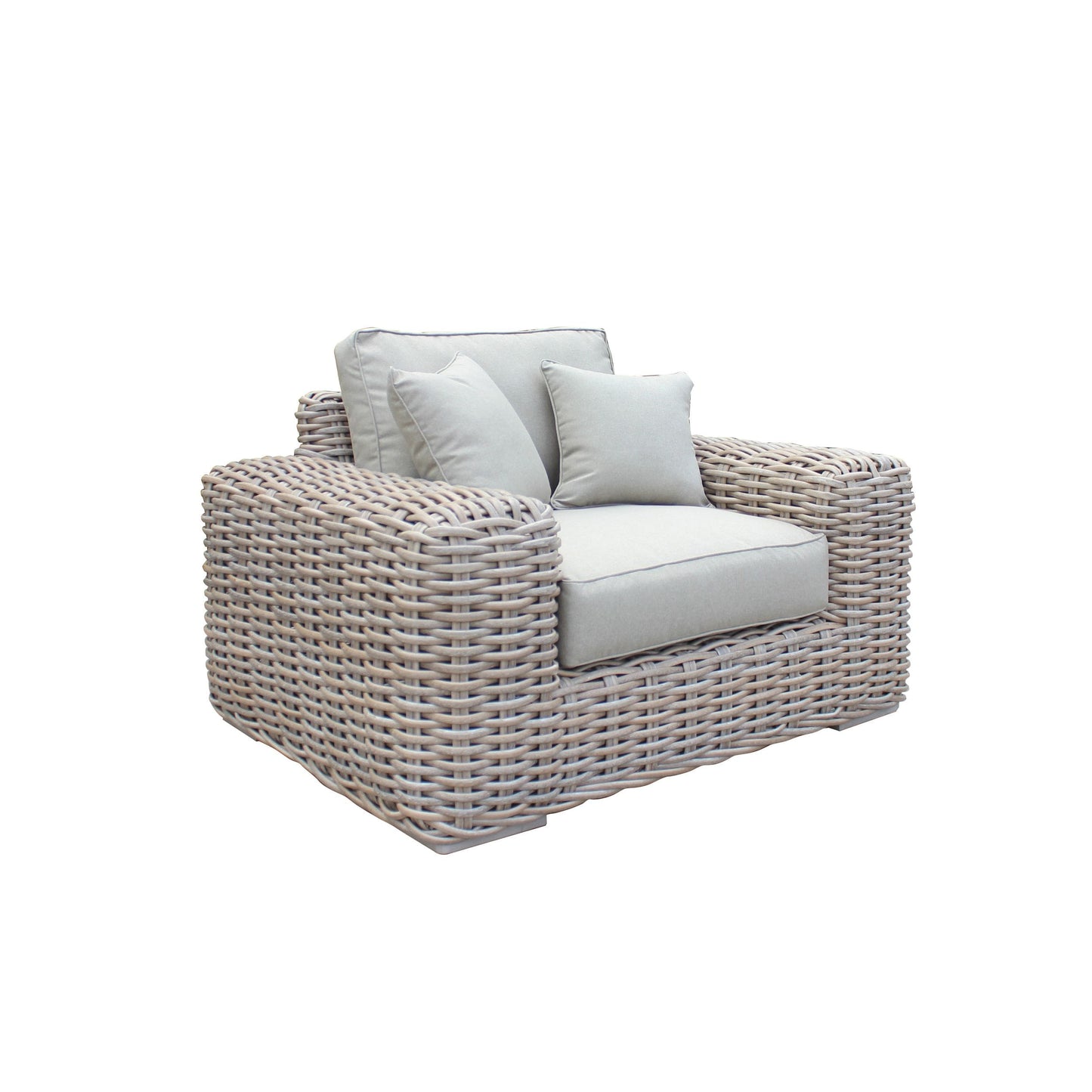 Renava Portugal Outdoor Beige Wicker Sofa Set
