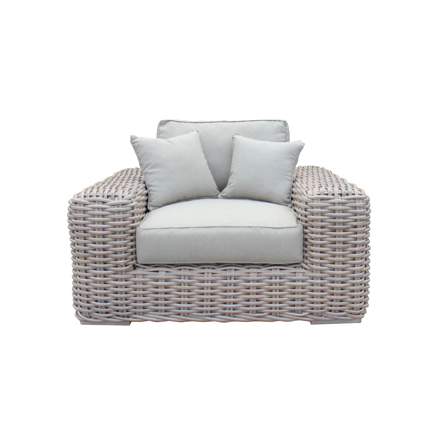 Renava Portugal Outdoor Beige Wicker Sofa Set