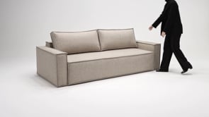 Innovation Living Newilla Sleeper Sofa operation video showing bed conversion