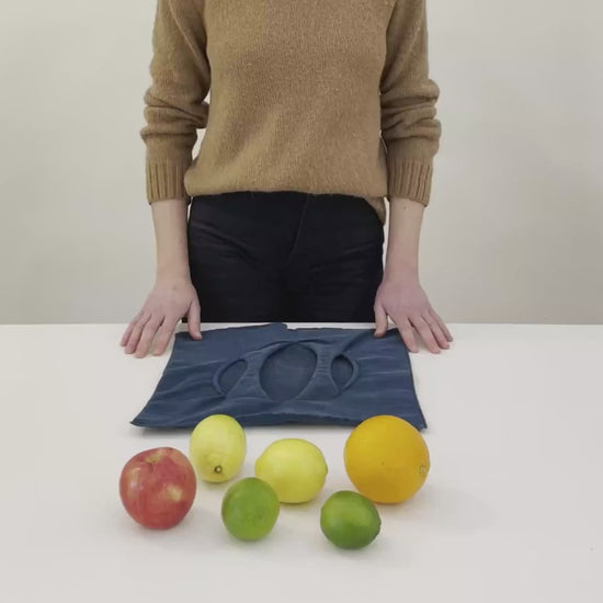 Mate Mono Horn Bag, Collapsible Seamless Knit Clutch – video