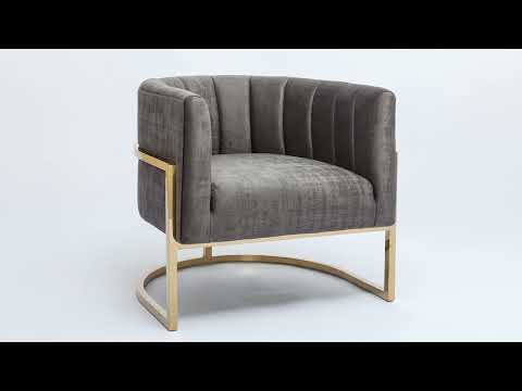 Video: Magnolia Velvet Accent Chair from TOV Furniture