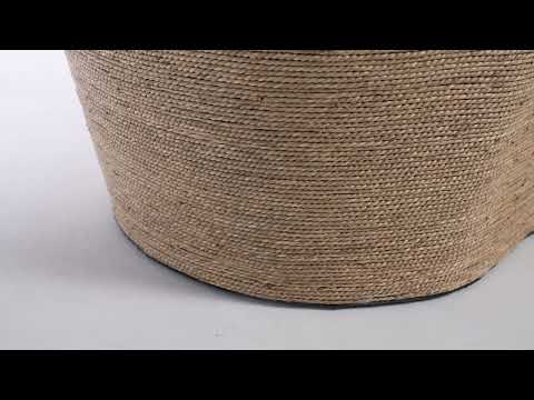 Video: Slab Natural Seagrass Coffee Table from TOV Furniture