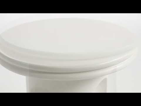 Video: Cassandra Ivory Indoor/Outdoor Concrete Side Table