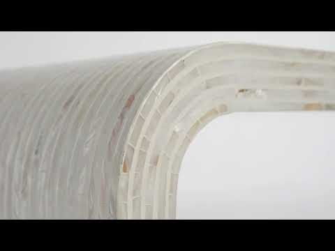 Video: Opus Cream Capiz Shell Console Table