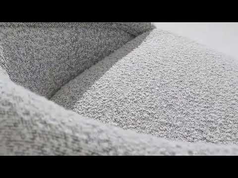 Video: Rory Grey Boucle Swivel Chair from TOV Furniture