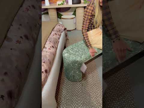Video: Greenspace 39" Rounded Upholstered Bench