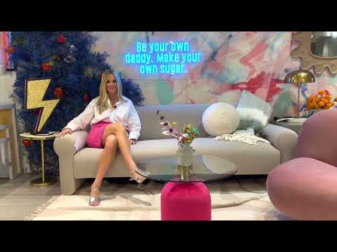 Video: Keelee 84  Velvet Sofa