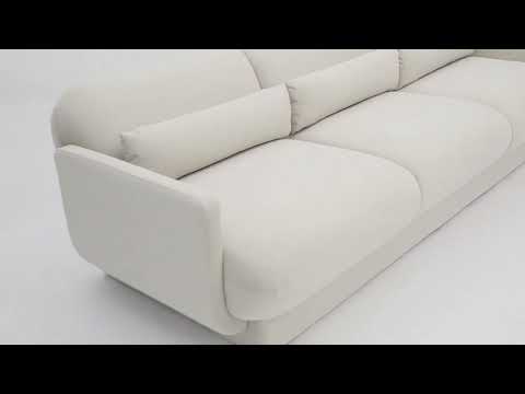 Video: TOV Furniture Azalea Cream Velvet Sofa