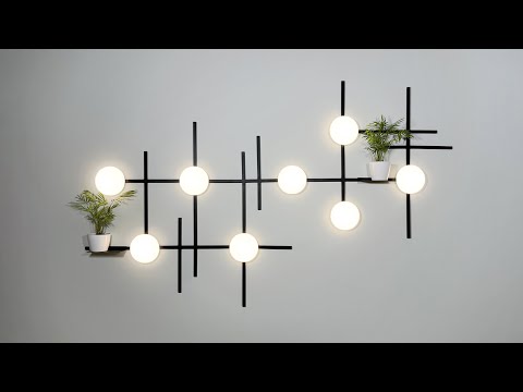 B.lux Crosshatch C/W Small Ceiling and wall lamp - Brad Ascalon Design video