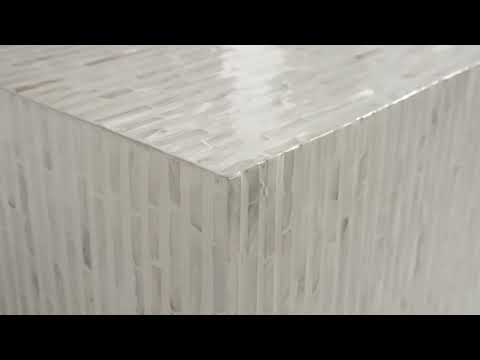 Video: TOV OC54800 Earl Cream Mother of Pearl Coffee Table by TOV Furniture