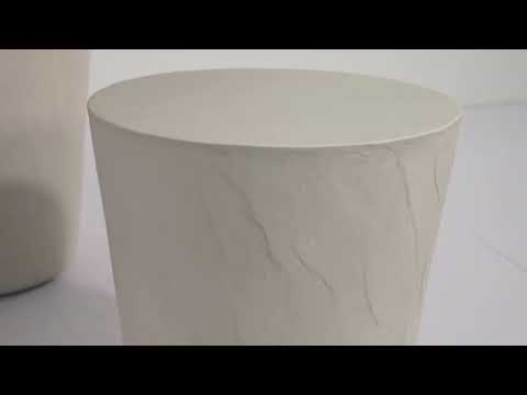 Video: Margot Light Grey Faux Plaster Indoor / Outdoor Concrete Collection from TOV Furniture