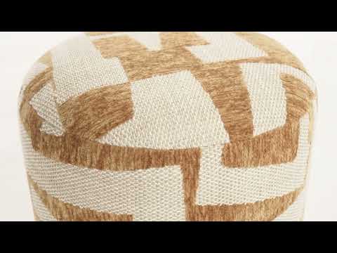 Video: Bisou Performance Jacquard Ottoman from TOV Furniture
