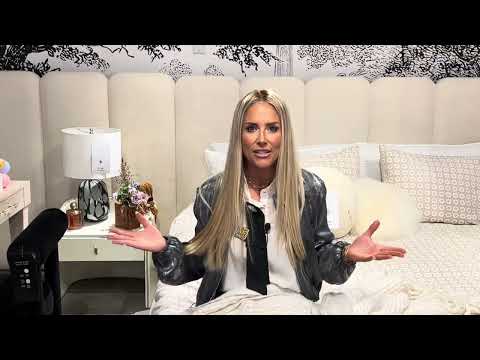 Video: PALANI CREAM BOUCLE QUEEN BED WITH WINGS