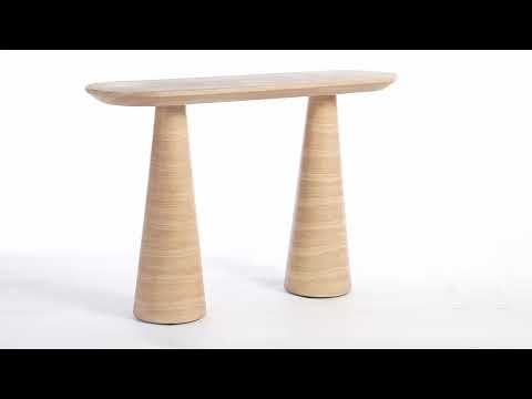 Video: Sandra Faux Travertine Indoor/Outdoor Console Table from TOV Furniture
