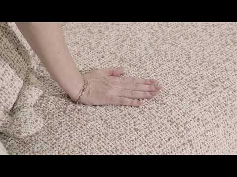 Video: Marion Two Tone Textured Boucle Sectional