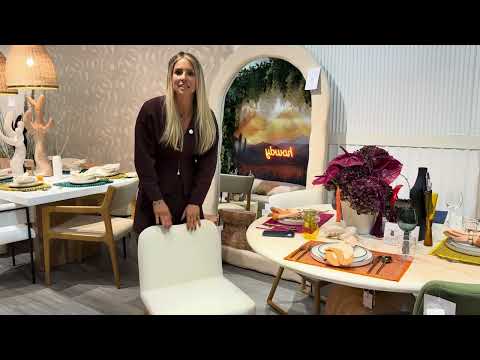 Video: Tiara Velvet and Oak Dining Chair