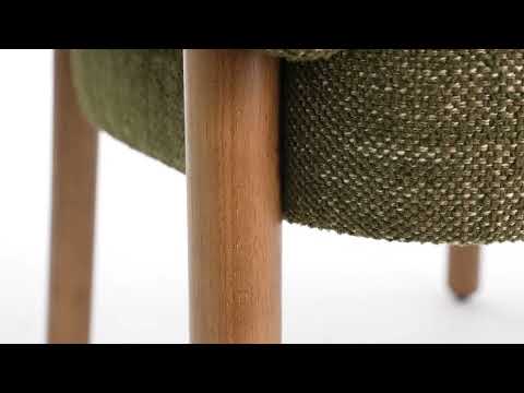 Video: Foxy Upholstered Accent Chair by TOV Furniture