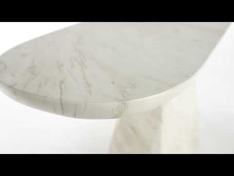 Video: Esme Faux Marble Long Console Table