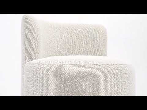 Video: Hakuna Cream Performance Boucle Desk Chair