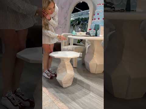 Video: Esme Faux Marble Indoor / Outdoor Table collection from TOV Furniture