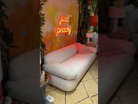 Video: Leyla Cream Boucle Sofa by TOV Furniture