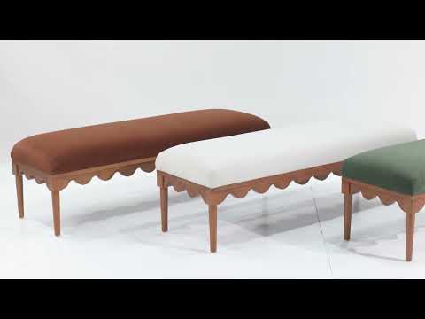Video: Oodle 56.5" Performance Vegan Mohair Bench by TOV Furniture