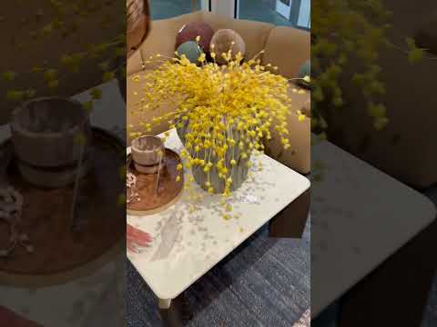 Video: Restis 33.5" Cream Quartz Square Coffee Table