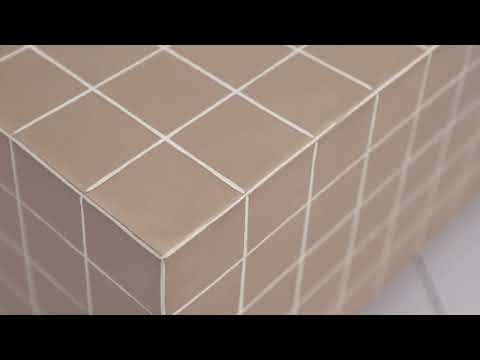 Video: Mixie Taupe Tile Coffee Table from TOV