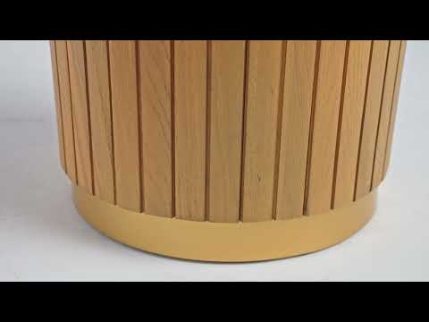 Video: Chelsea Natural Oak Wood Entry Table from TOV Furniture