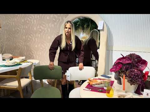 Video: Bobbie Performance Upcycled Fabric Dining Chair