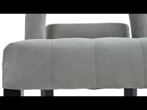 Video: Hart Grey Velvet Bar Stool from TOV Furniture