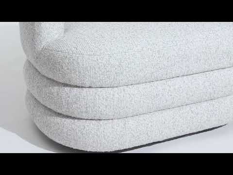 Video: Astor Light Grey Swivel Hotel Lounge Chair by TOV Furniture