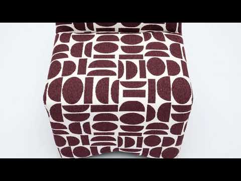 Video: Pippa Geometric Jacquard Weave Stool from TOV Furniture