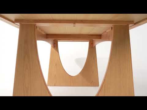 Video: TOV Furniture Cybill Natural Ash 79" Rectangular Dining Table