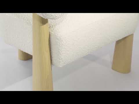 Video: Spara Boucle Accent Chair