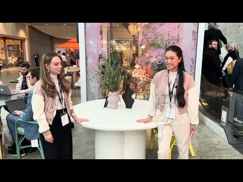 Video: ELIKA WHITE  ROUND DINING TABLE