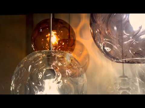 Video presentation of the Bombay collection by Besa Lighting with optical glass fixtures