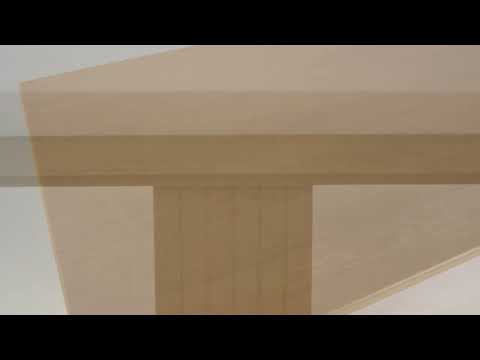 Video: Chelsea Oak Wood Rectangular Dining Table from TOV Furniture