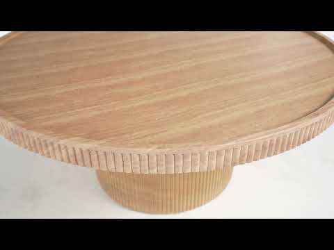 Video: Darcy 36" Concrete Indoor / Outdoor Round Coffee Table