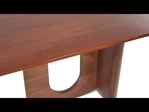 Video: Satra Walnut Rectangular Dining Table from TOV Furniture