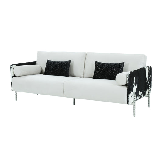 Divani Casa Pueblo Modern Cow-hide Sofa