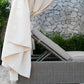 Renava Marin Outdoor Beige Canopy Sunbed