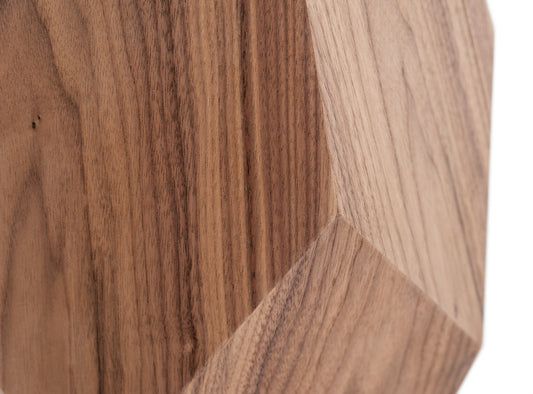 Modrest Rackham Mid-Century Walnut and Smoked Glass Coffee Table