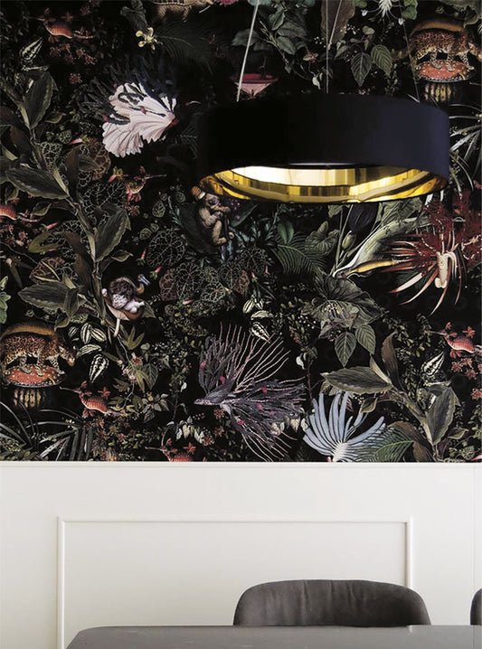 Egoluce Radar LED drum pendant in a room setting