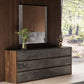 Nova Domus Rado Modern Walnut and Stucco Dresser