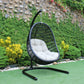 Renava Havana Outdoor Black and Beige Hanging Chair